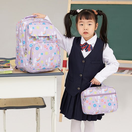 Women's Two-piece Set Cute Printed Waterproof For Backpacks