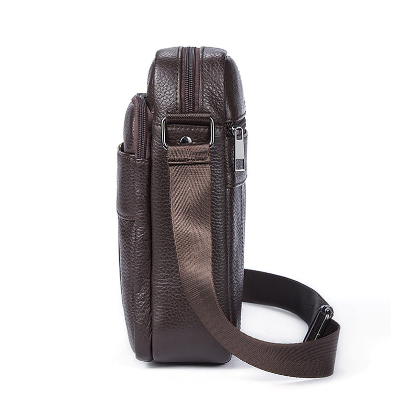 Men's Leather First Layer Cowhide Retro Men's Messenger Bags