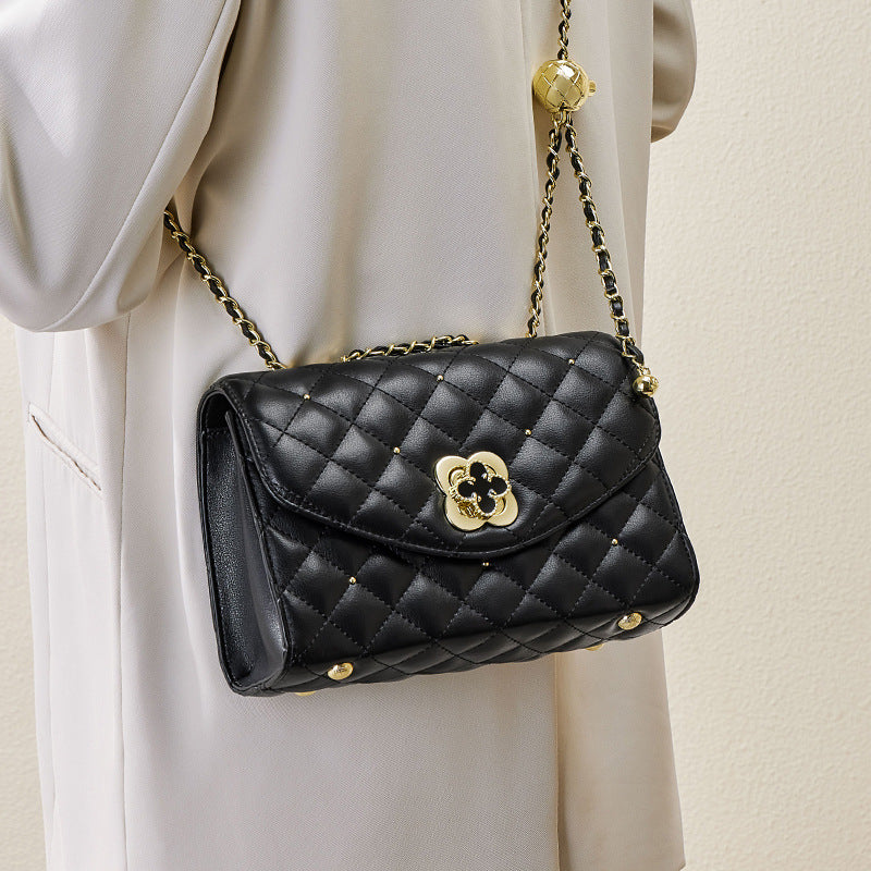 Women's Fu Chic Chain Real Cow Leather Bags
