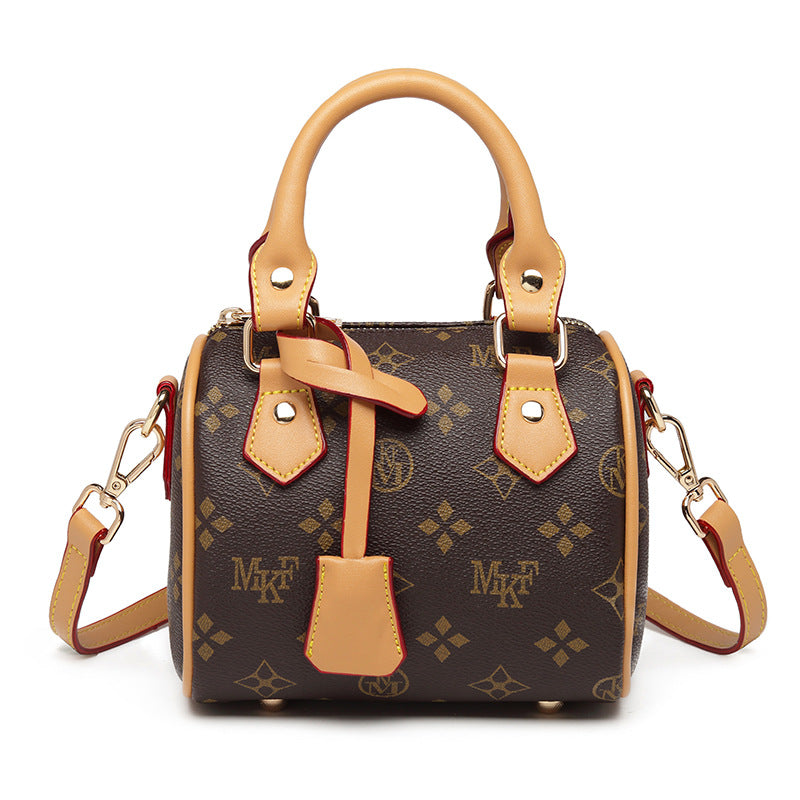 Women's Printed Pillow Fashion Boston Tide Shoulder Bags