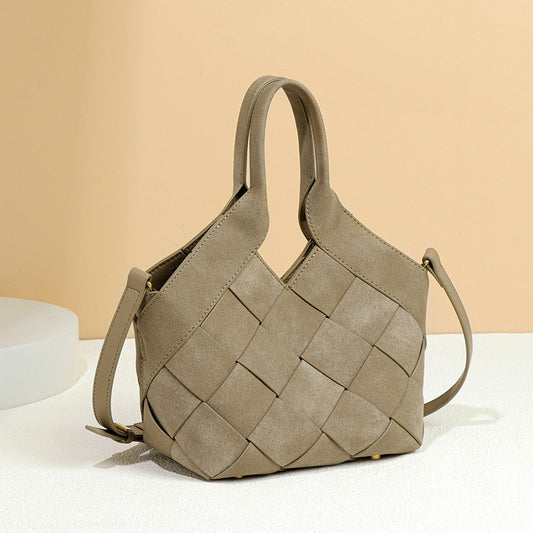 Sense Female Idle Style Matte Leather Handbags