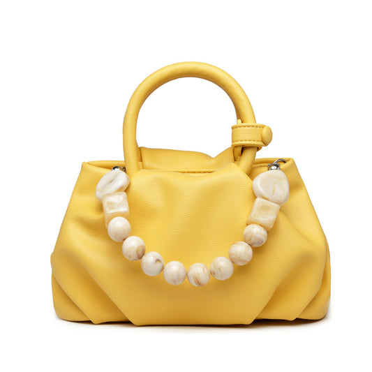 Niche Female Pleated Cloud Pearl Chain Bags