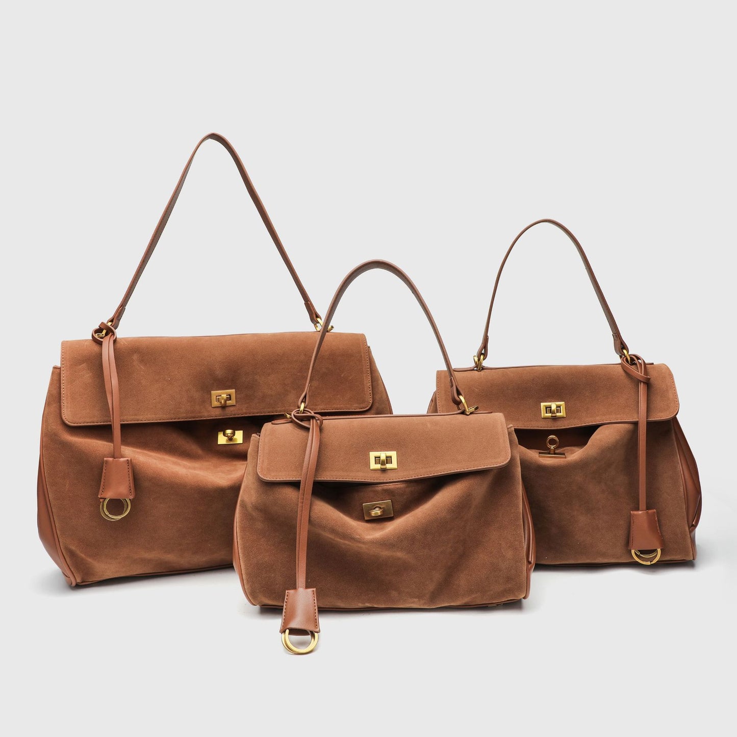 Women's Kelly Genuine Leather Large Capacity Totes Handbags