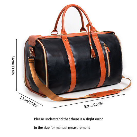 Women's Classic Portable Folding Clothing Side Luggage