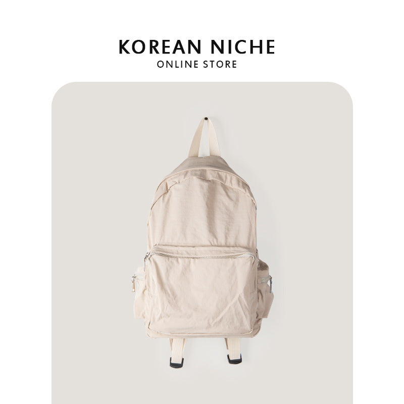 Popular Niche Simple Lightweight Nylon Large Backpacks