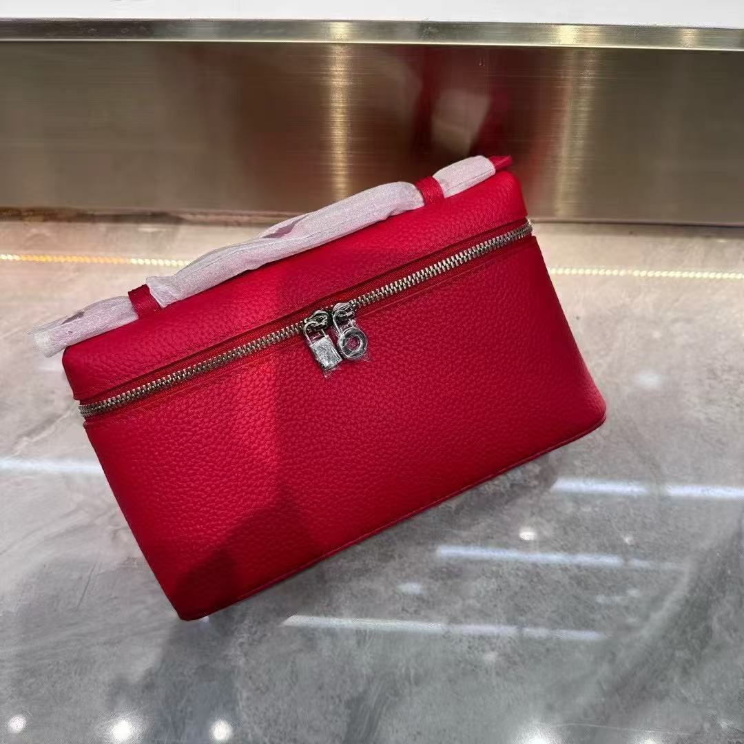 Women's Leather Lunch Box Genuine Pattern First Crossbody Bags
