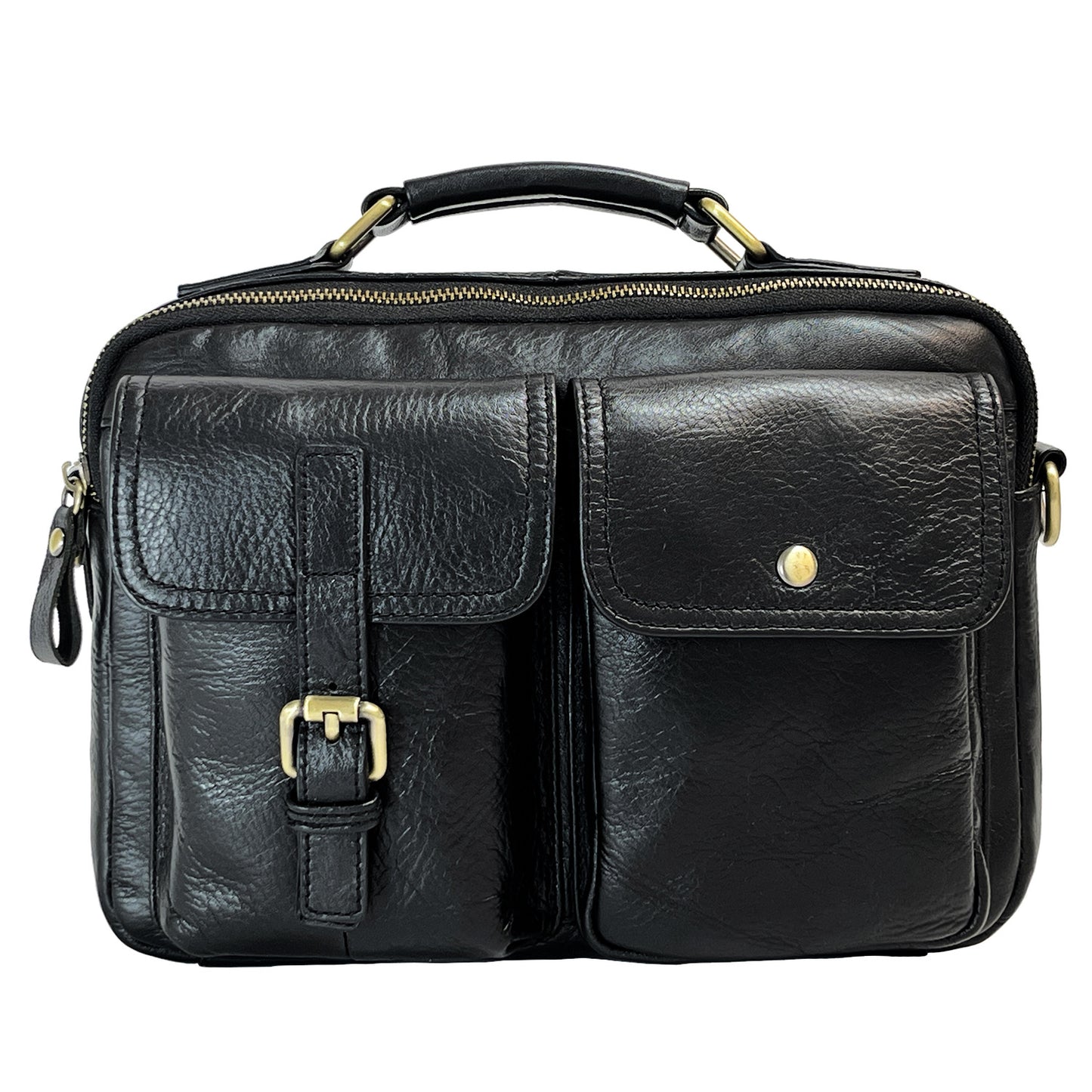 Men's Genuine Leather Top Layer Cowhide Men's Handbags