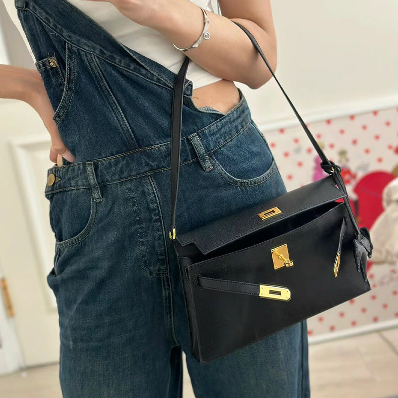 Goat Pattern Kelly Underarm High-grade Retro Armpit Bags