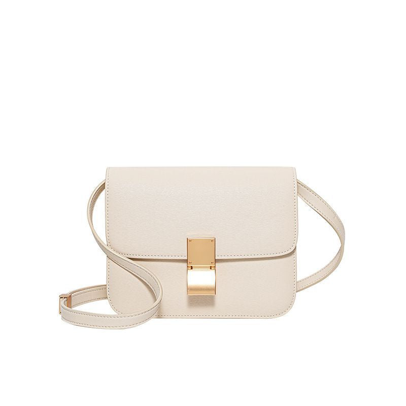 Women's Genuine Leather High Sense One Small Square Bags