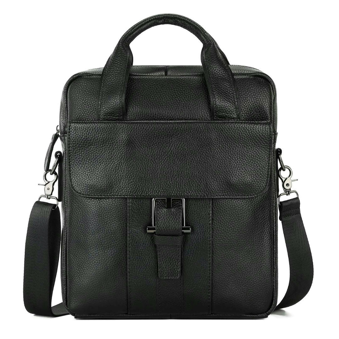 Men's First Layer Cowhide Business Vertical Portable Bags