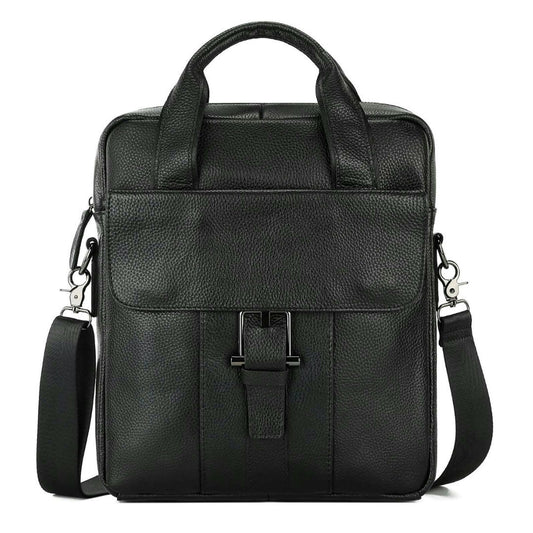 Men's First Layer Cowhide Business Vertical Portable Bags