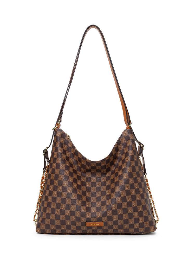 Women's Trendy Large Capacity Soft Leather Light Shoulder Bags
