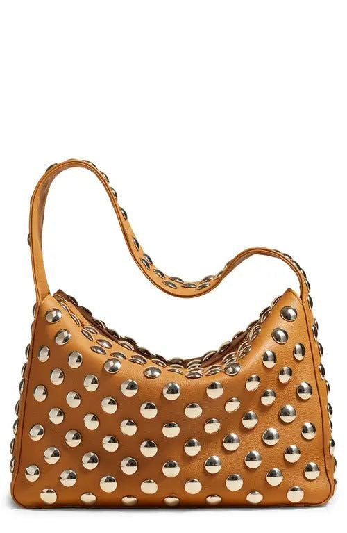 Women's Slouchy Trend Rivet Underarm Fashion Shoulder Bags