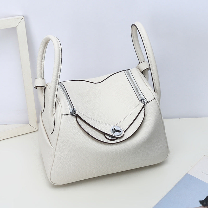 Pillow Fashion Soft Leather Genuine Large Handbags