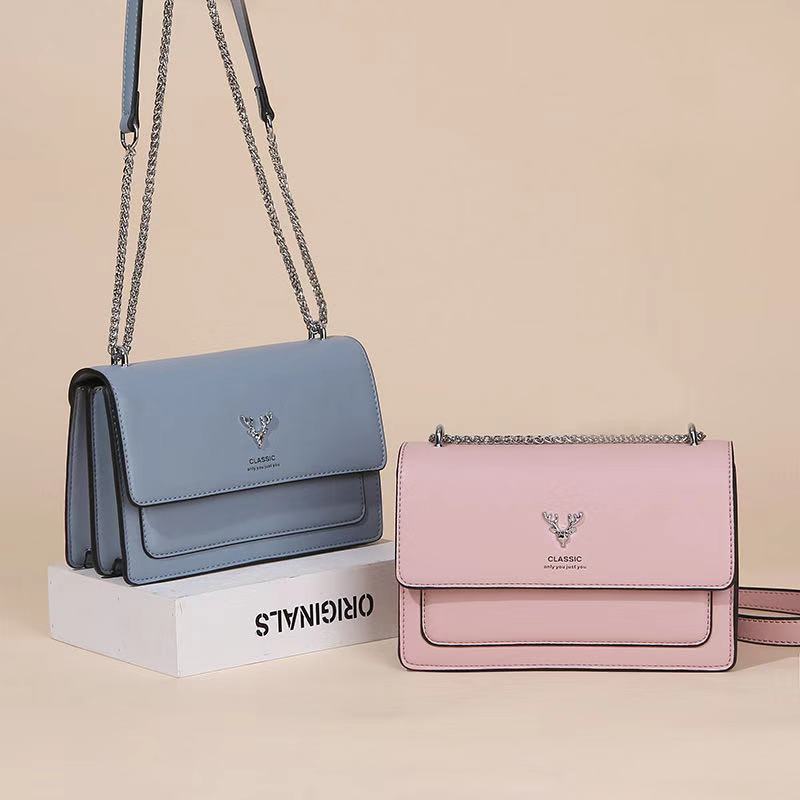 Women's Female Lady Fashion Chain Deer Head Bags