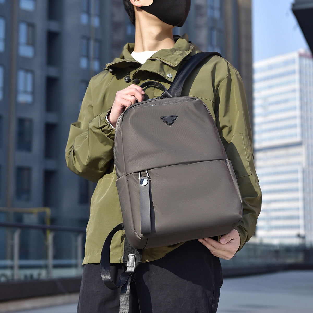 Men's Oxford Cloth Waterproof Large Capacity Computer Backpacks