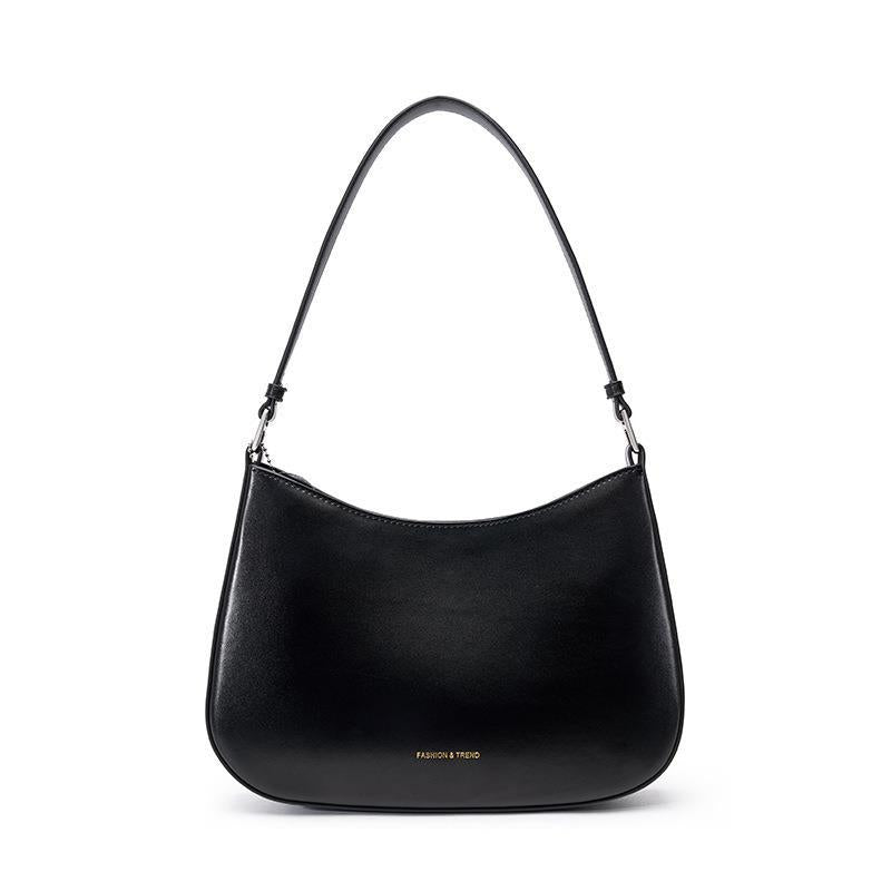 Women's High-grade Design Baguette Genuine Leather Fashion Tote Bags