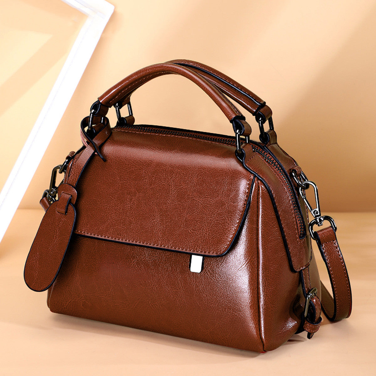 Women's Foxer Fashion Elegant White Wine Red Bags
