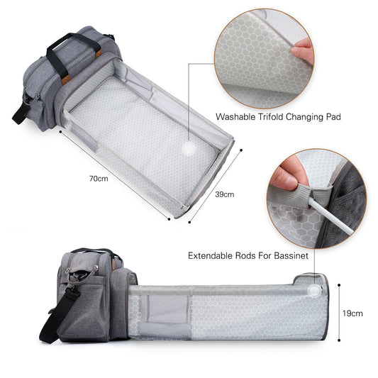 Mummy Lying Crib Comfortable One Diaper Bags