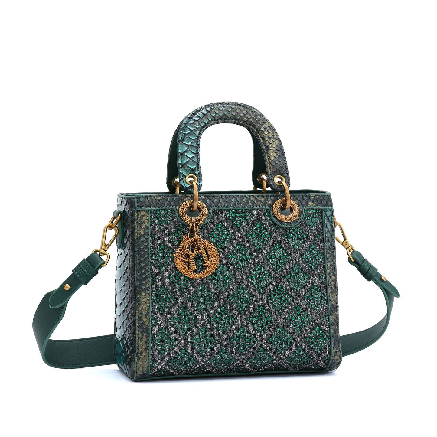 Women's Snake Pattern Diana Popular Style For Crossbody Bags