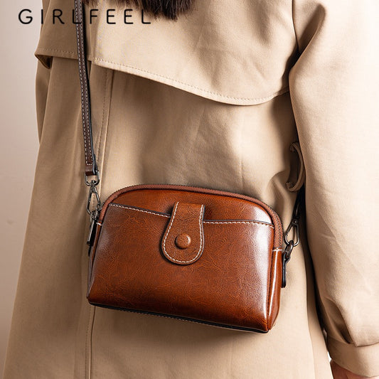 Women's New Comfortable Trendy Genuine Leather Crossbody Bags