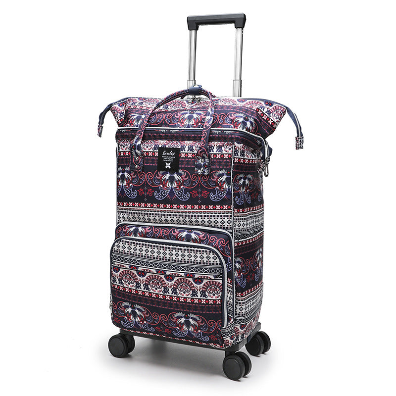 Distance Fashion Pull Waterproof Large Capacity Travel Bags