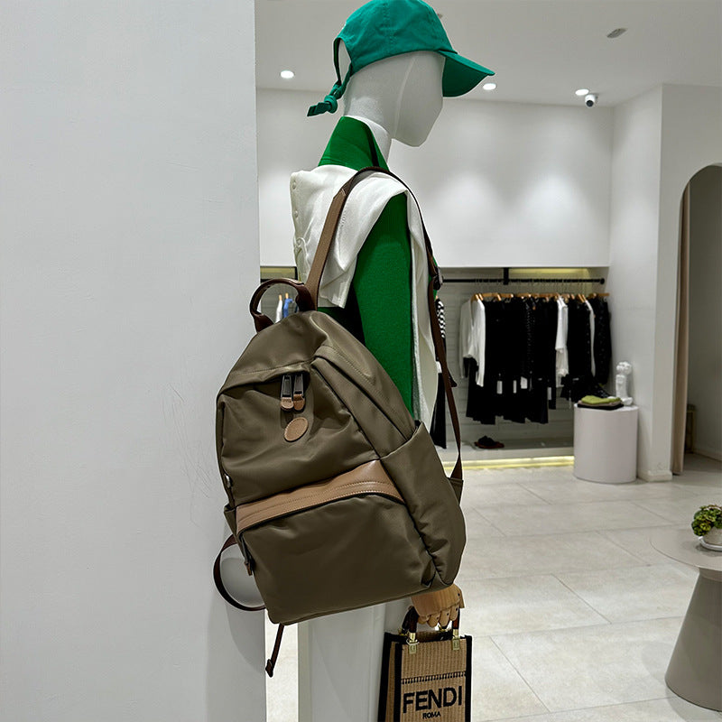 Women's Korean Fashionable Oxford Cloth Large Capacity Backpacks