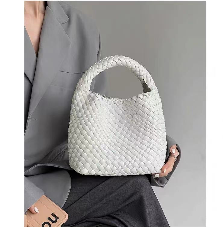 Hand-woven Female Large Capacity Mother Vegetable Tote Bags