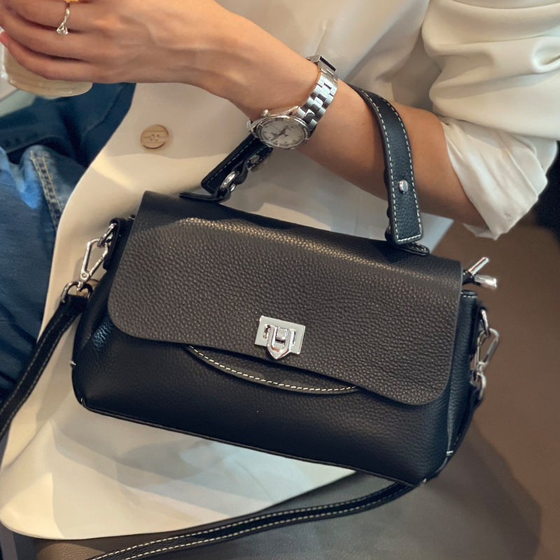 Women's Leather Fashion Design Versatile First Layer Crossbody Bags