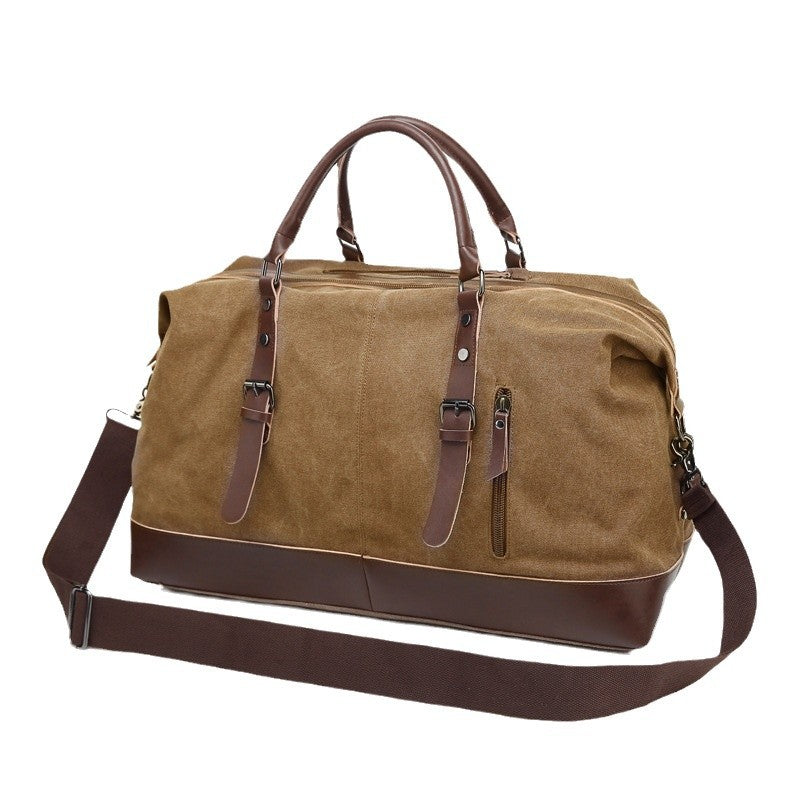 Retro Large Capacity Canvas Traveling Hand-held Travel Bags