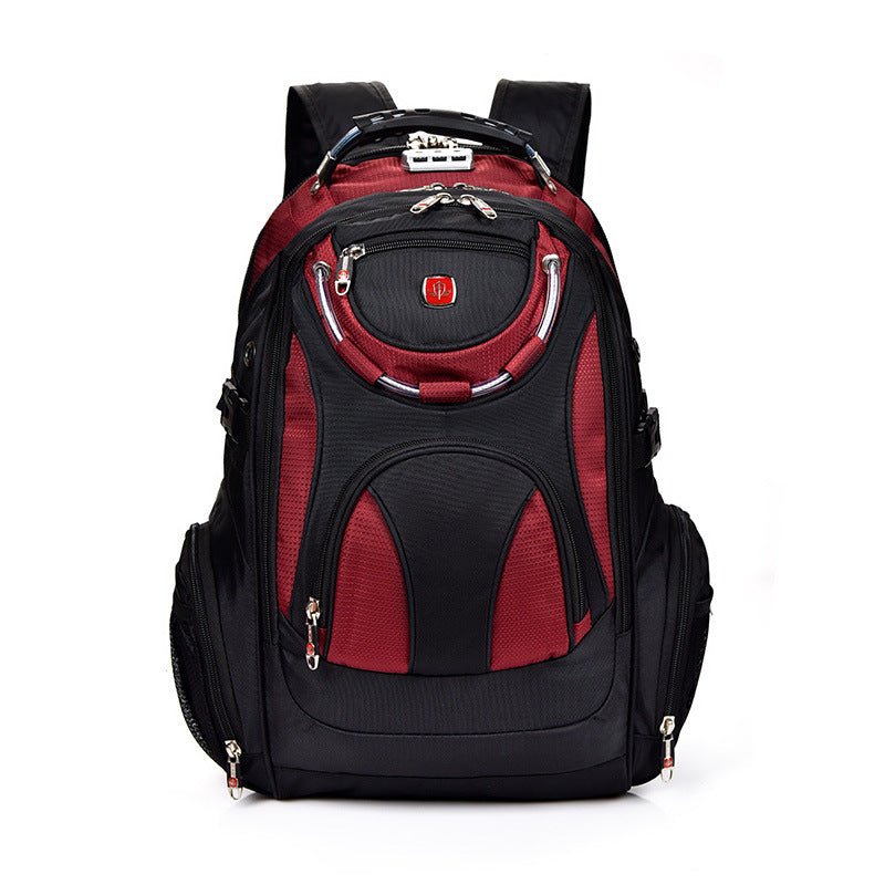 Men's Large Capacity Leisure Male College Spine Backpacks