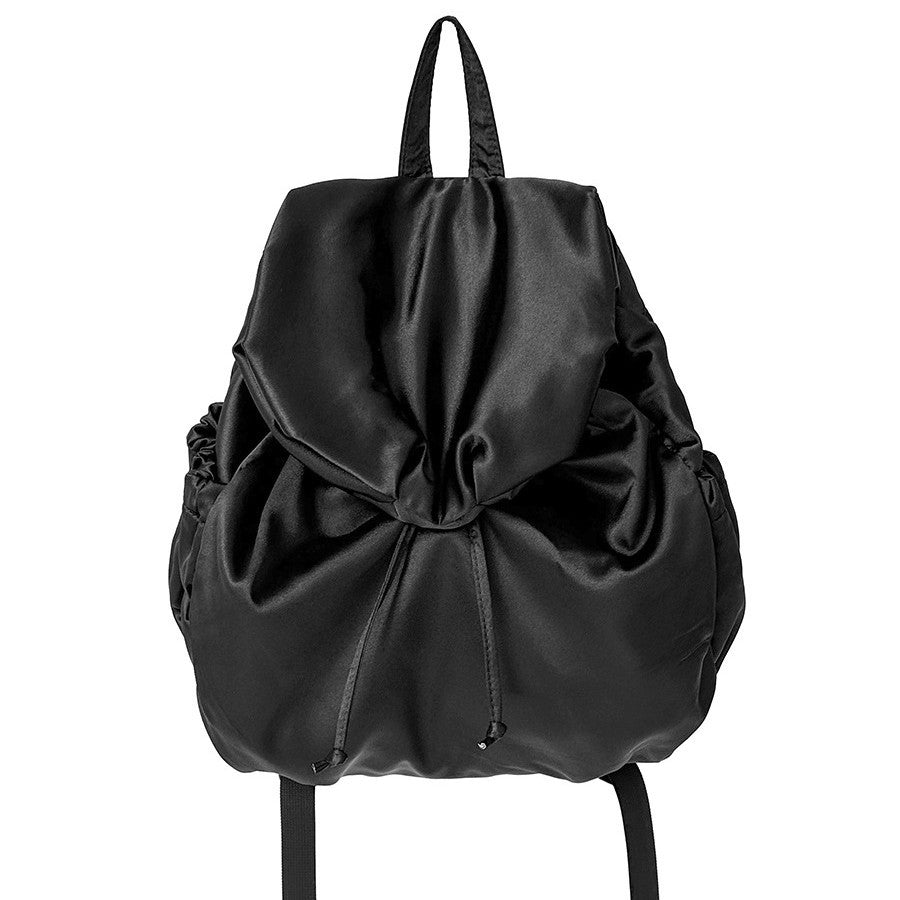 Women's Forged Silk Large Capacity Flip Drawstring Backpacks