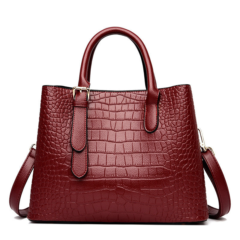 Women's Creative Comfortable Fashion Crocodile Pattern Handbags