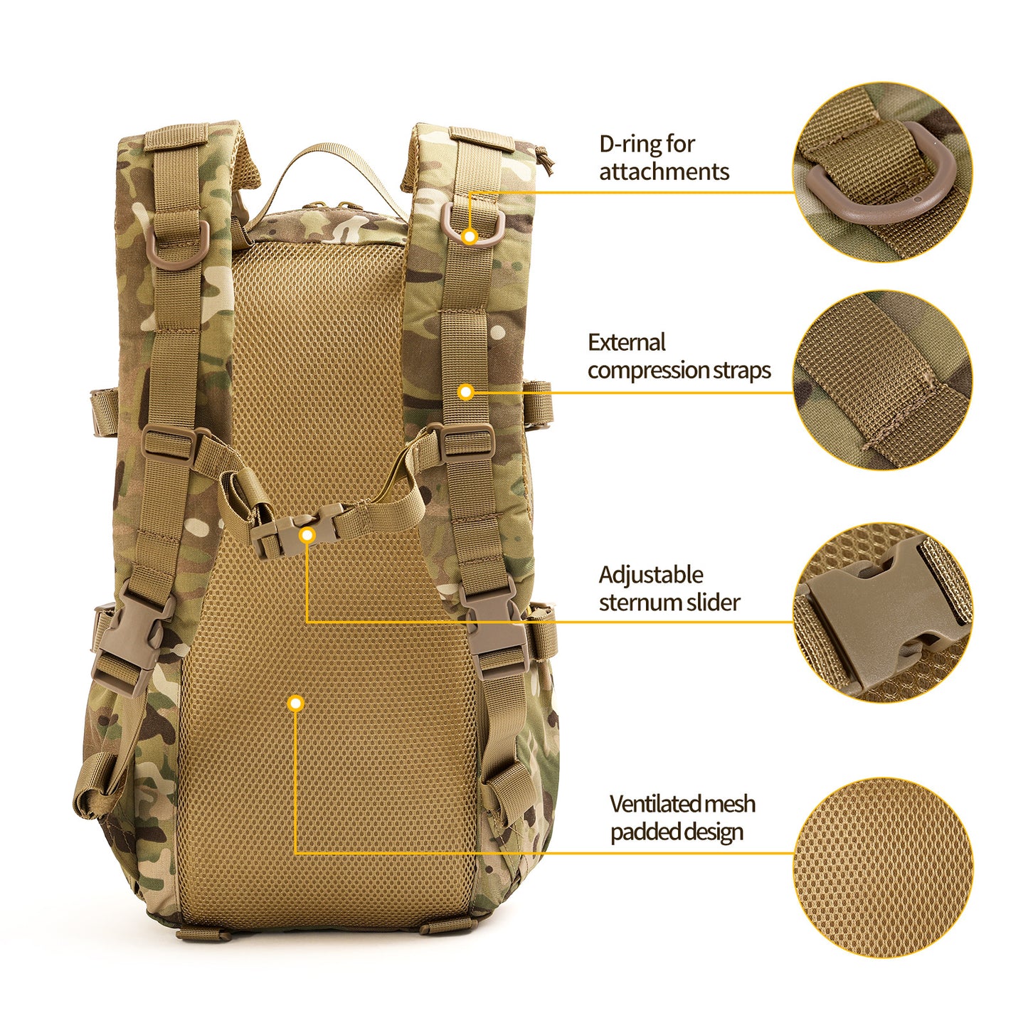 Cricket Nylon Water Portable Lightweight Combat Sports Backpacks