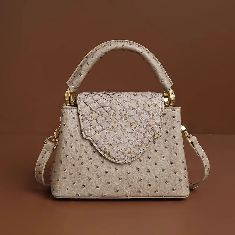 Women's Genuine Leather Crocodile Pattern High Quality Shoulder Bags