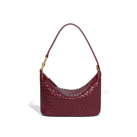Women's Niche Hand-woven Fashion Simple Lunch Box Handbags