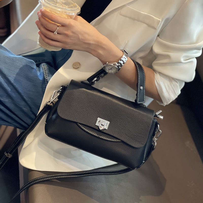 Women's Durable Leather Soft Large Capacity Handbags
