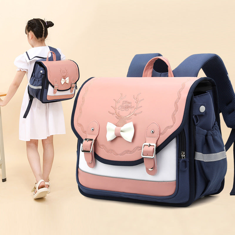 Grade To Boys Spine Protection Burden Elementary School Students' Schoolbags