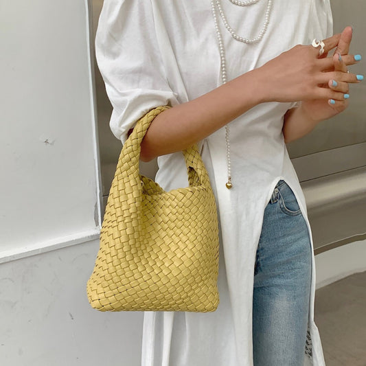 Women's Design Summer Hand-woven Mother Vegetable Basket Handbags
