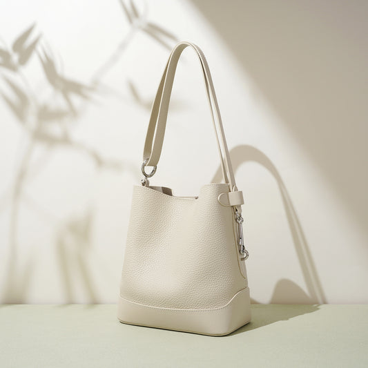 Women's Large Capacity Fashion Simple Lychee Pattern Bags