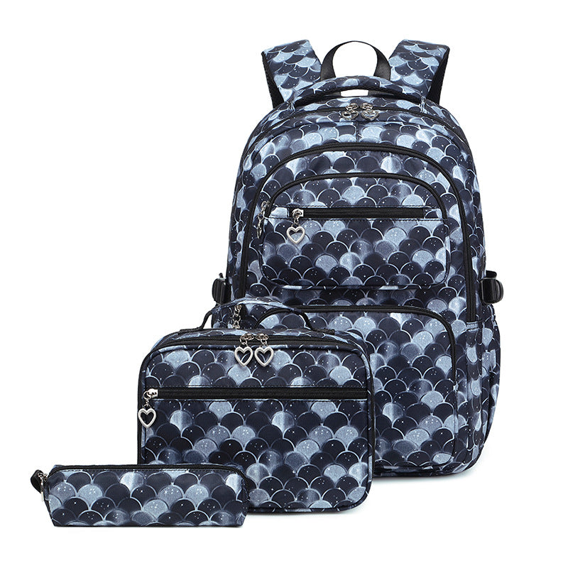 Children's Three-piece For Primary Printed Large Capacity Elementary School Students' Schoolbags