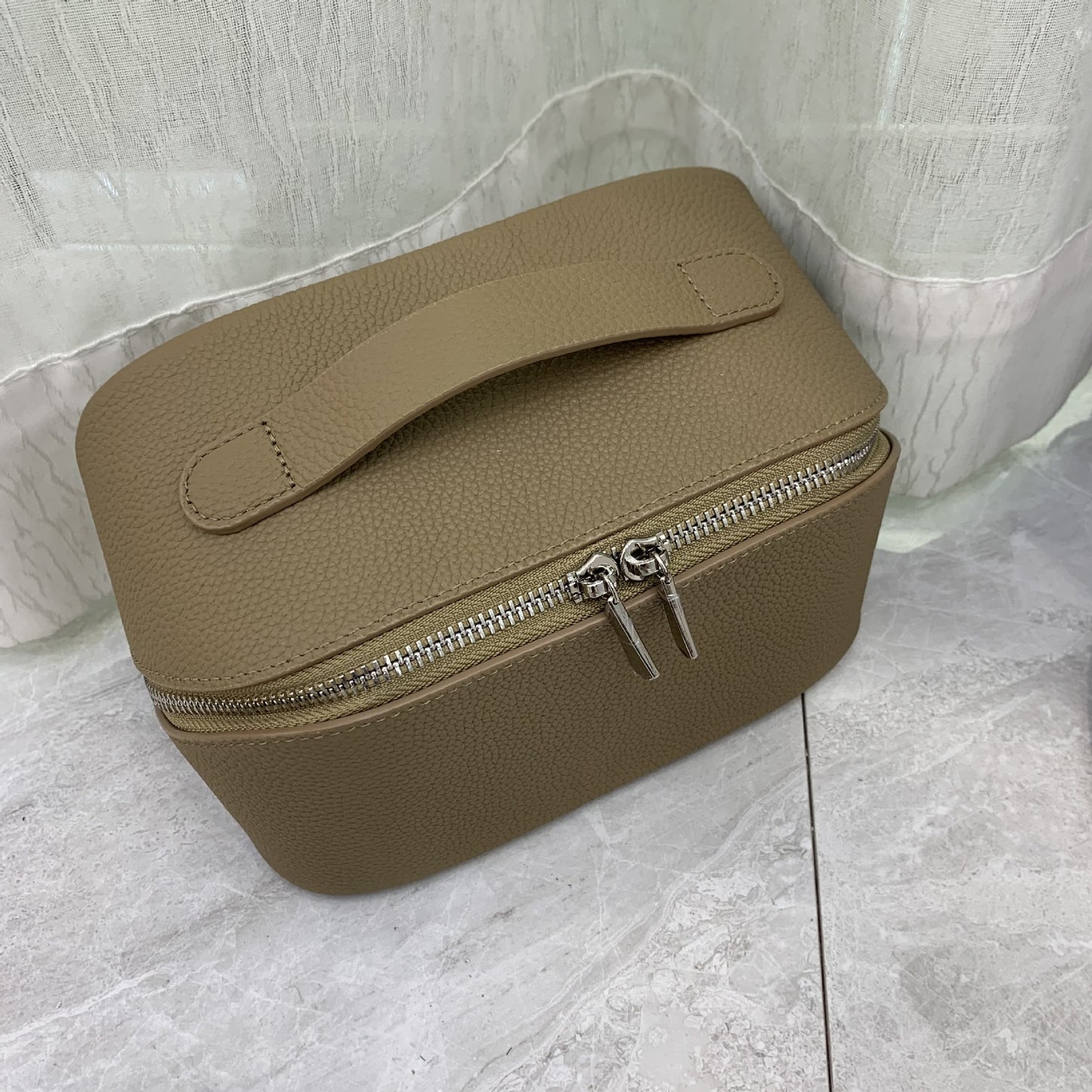 Women's Cowhide Wash Portable Storage Large Capacity Bags
