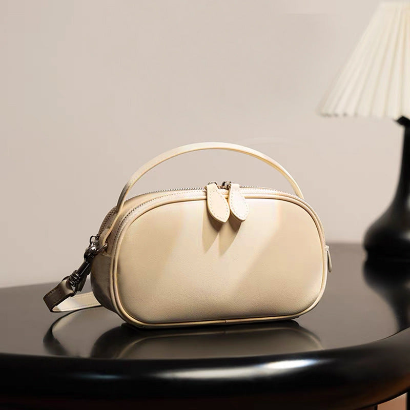 Attractive Women's Genuine Leather Fashion Portable Handbags