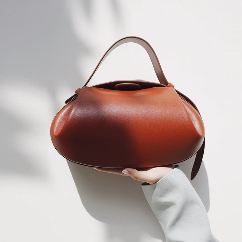 Women's Popular Three-dimensional Underarm Round Baguette Hand Shoulder Bags