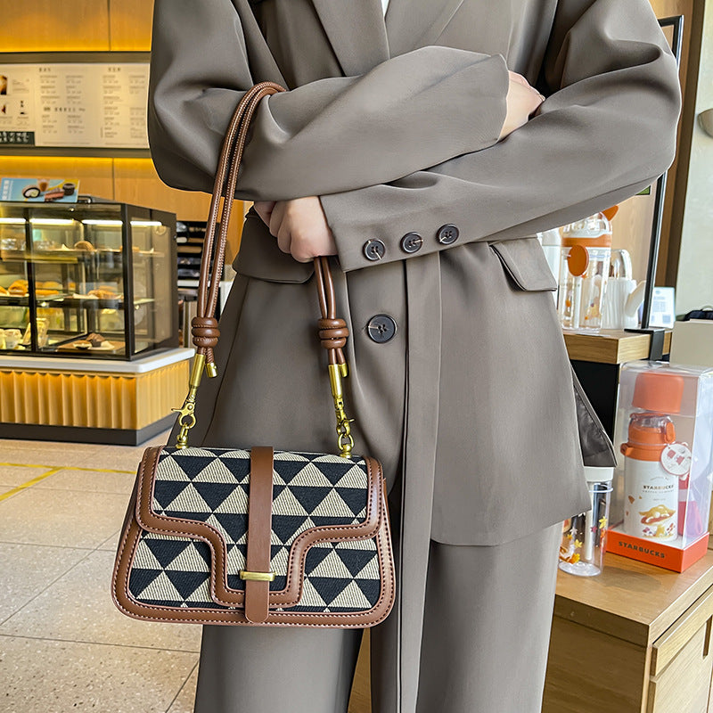 Trendy Fashionable Rhombus Light Luxury Simple Crossbody Bags