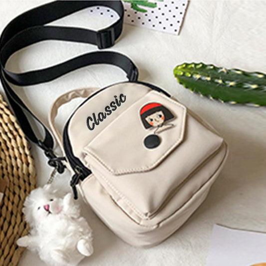 Women's Mobile Female Summer High-grade Canvas Mini Phone Bags