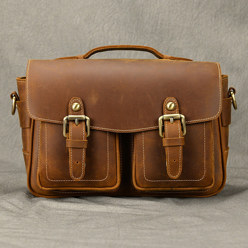 Vintage Genuine Leather Crazy Horse Mini Bags