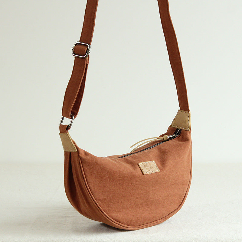 Women's Cloth Dumpling Canvas Fashion Simple Shoulder Bags