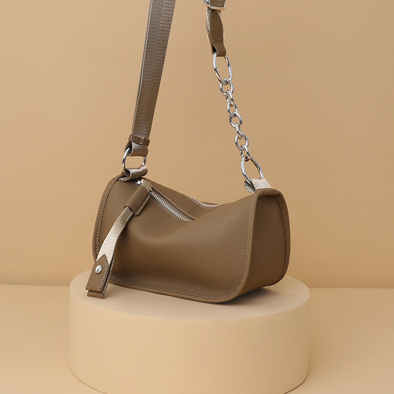 Women's Summer Genuine Leather High-grade Underarm Fashion Shoulder Bags