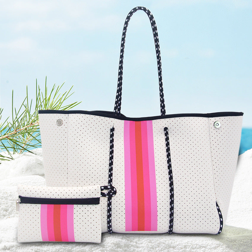 Women's Fashion Neoprene Big Large Beach Travel Bags